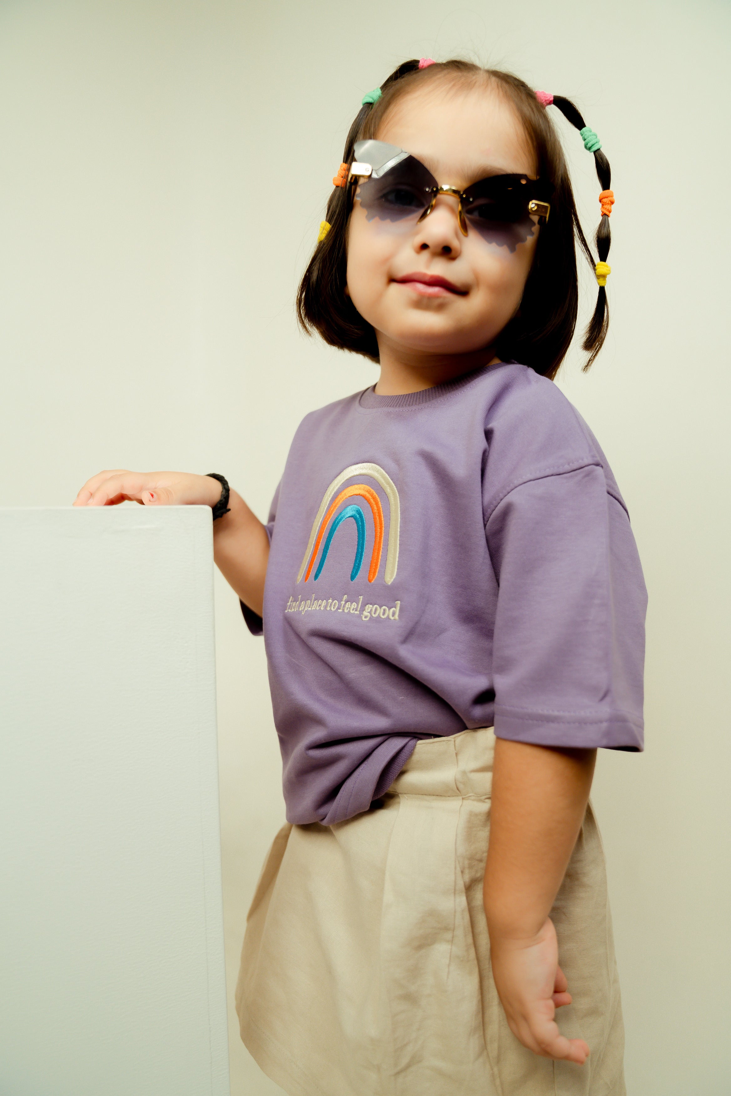 Rainbow Tshirt Purple