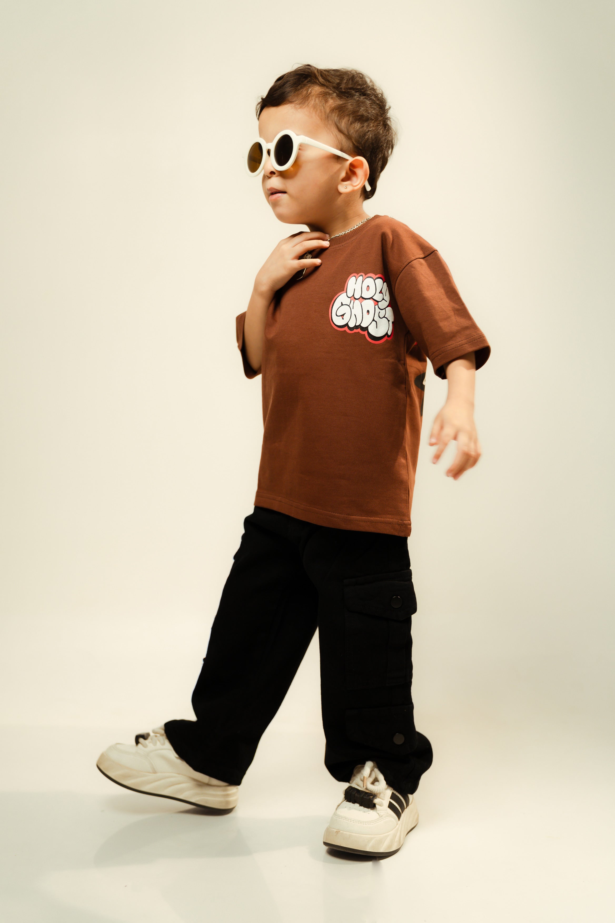 Ghost Tee Brown
