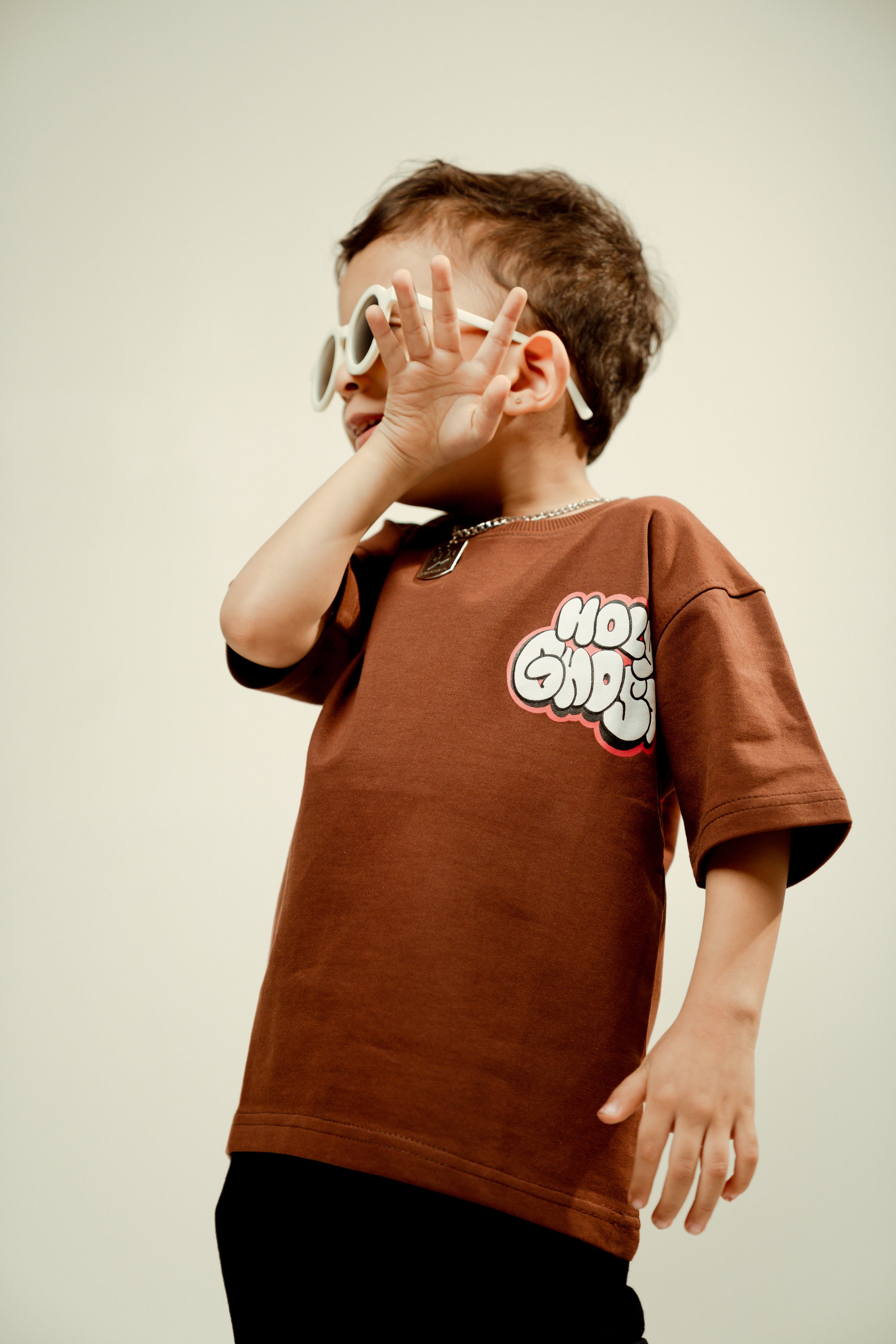 Ghost Tee Brown