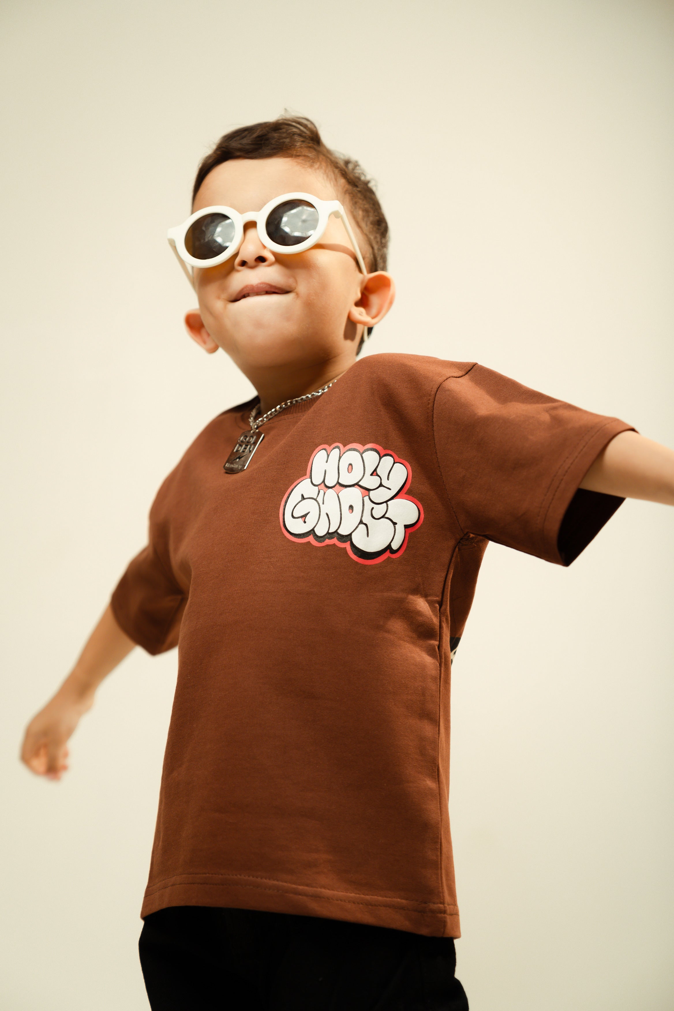 Ghost Tee Brown