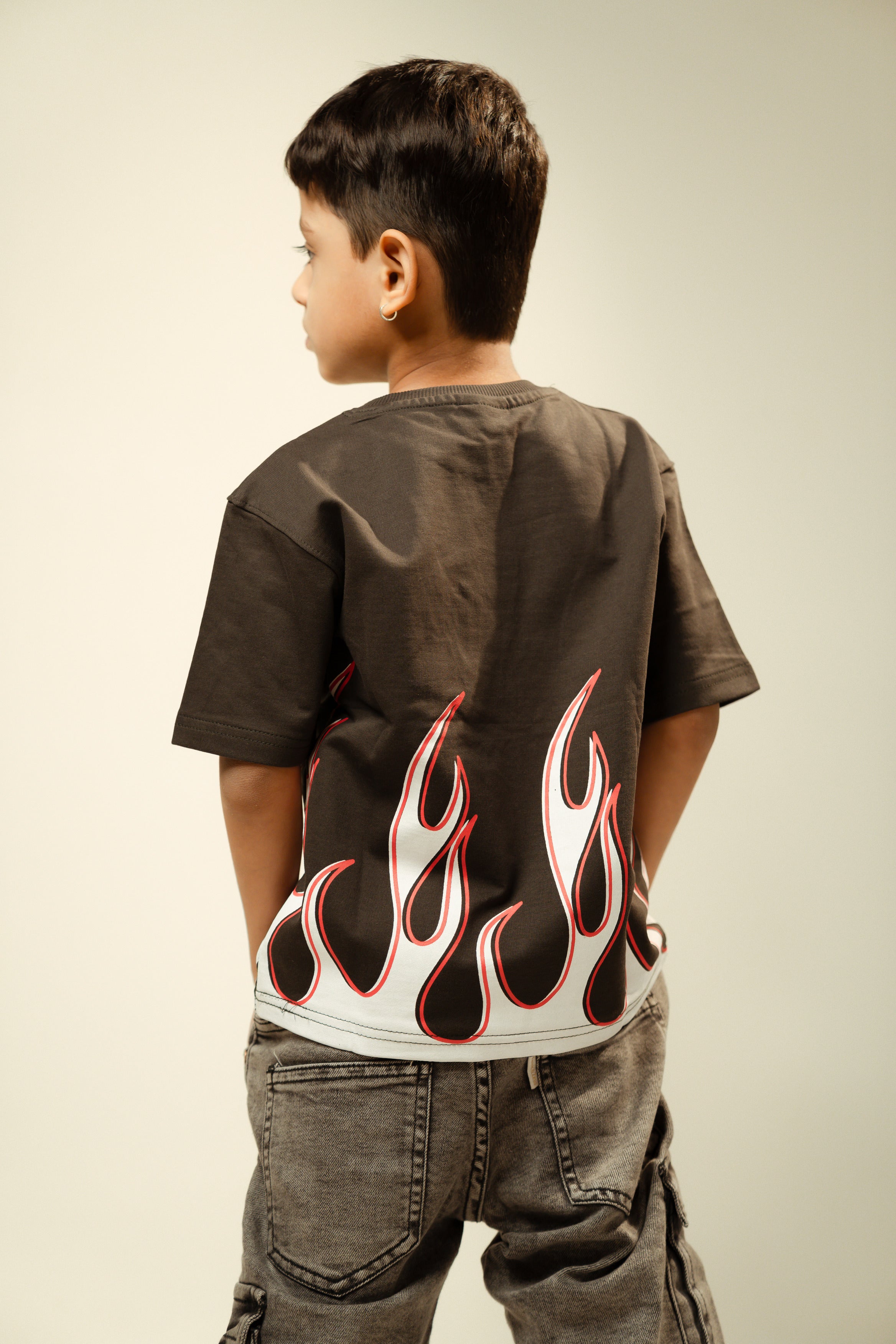 Burnt Dark Grey Tee
